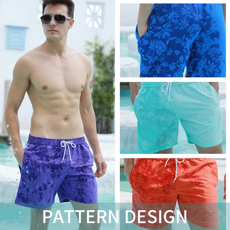 Men's Water Discoloration Magic Printing Beach Shorts Large Size Quick-drying Shorts Beach Short Swimming Trunks pants
Men's Water Discoloration Magic Printing Beach Shorts Large Size Quick-drying Shorts Beach Short Swimming Trunks pants