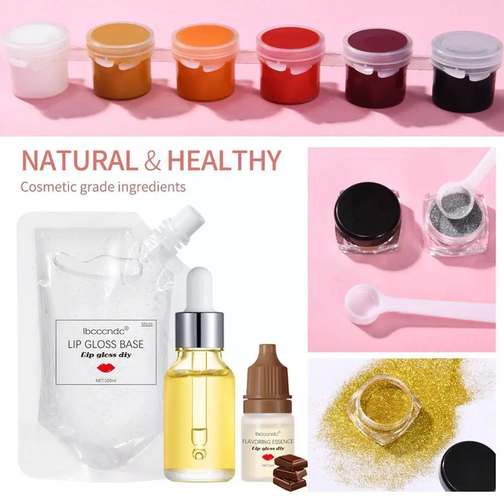 DIY Lip Gloss Kit Moisturizing Clear Lip Gloss Base Flavor Essence With Oils Lipgloss Pigment Makeup Powder Gel Glitter Tub C1G2
DIY Lip Gloss Kit Moisturizing Clear Lip Gloss Base Flavor Essence With Oils Lipgloss Pigment Makeup Powder Gel Glitter Tub C1G2
