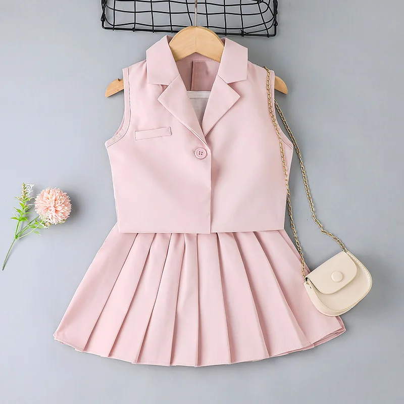 Girls Summer Suit 2023 Kids Short Sleeve Top +skirts 3pc Skirt Set Child Sports Clothing Casual Girl Outfits 3 4 5 6 7 years Old
Girls Summer Suit 2023 Kids Short Sleeve Top +skirts 3pc Skirt Set Child Sports Clothing Casual Girl Outfits 3 4 5 6 7 years Old