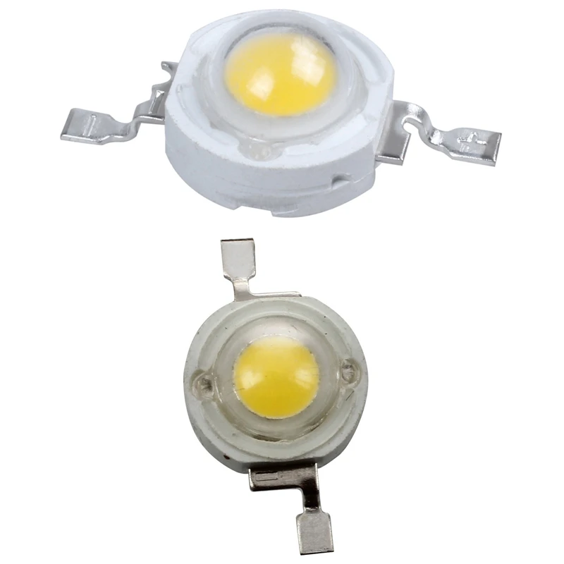 

20Pcs 2 Pin SMD 1W 3-3.2V Warm White LED Light Emitter Bulb With 10Pcs 2 Pin 3W Warm White LED Bead Emitters 100-110Lm