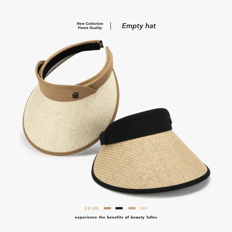 UV Protection empty top hat summer breathable large brim straw braided all-match women's sunscreen visor hat
UV Protection empty top hat summer breathable large brim straw braided all-match women's sunscreen visor hat