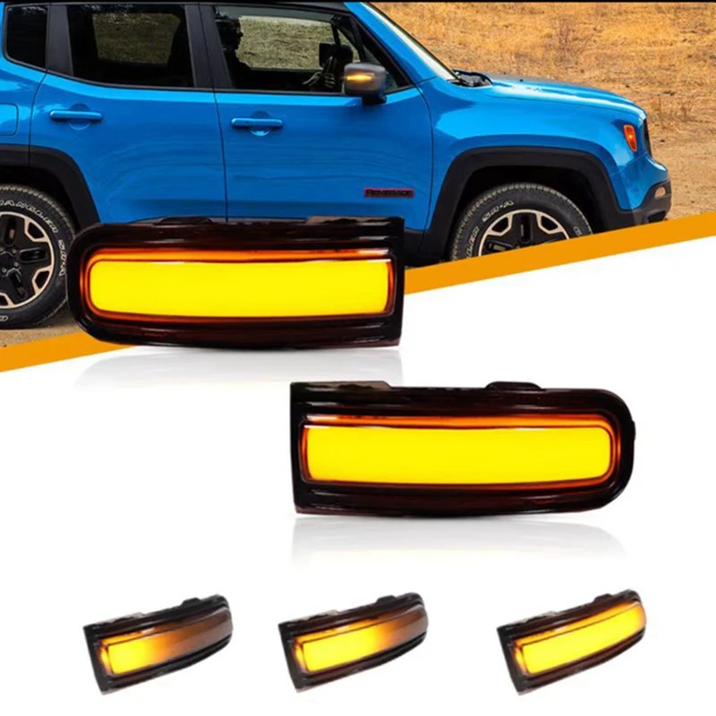 2 шт., светодиодные индикаторы поворота для JEEP Renegade 2015-2022 
2 шт., светодиодные индикаторы поворота для JEEP Renegade 2015-2022