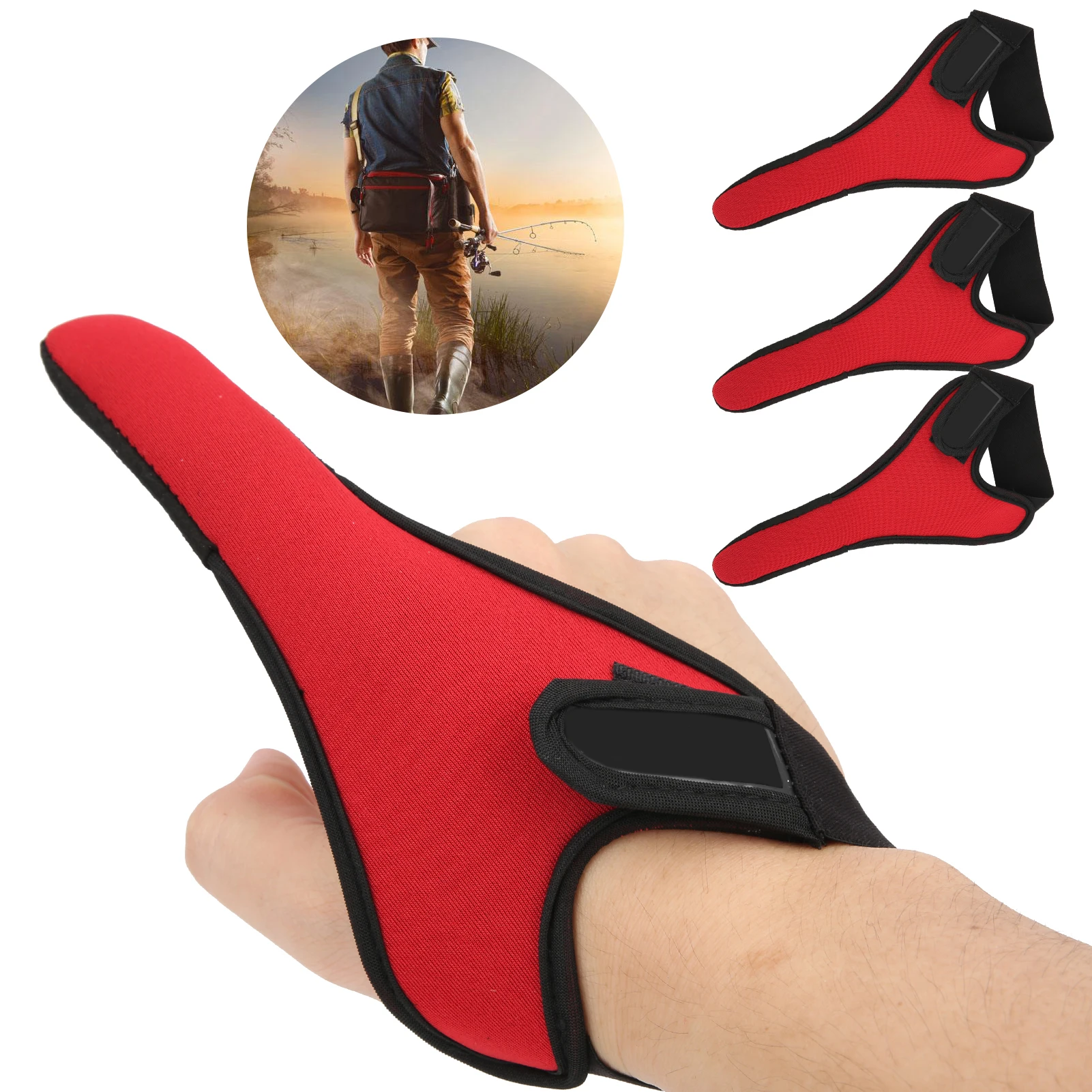3Pcs/Set Fishing Single Finger Protector breathable Anti‑slip Outdoor Fishing Gloves Elastic Unisex Fishing Gloves
3Pcs/Set Fishing Single Finger Protector breathable Anti‑slip Outdoor Fishing Gloves Elastic Unisex Fishing Gloves