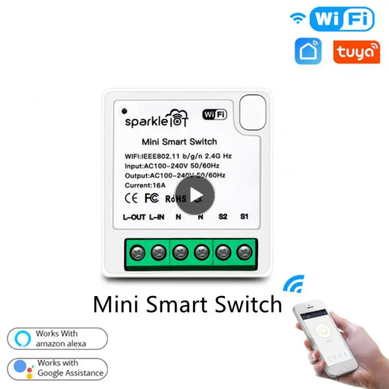 Smart Home Wifi Smart Switch Homekit 16a Touch Wall Switch Ac100-240v Voice Control Mini Breaker Module Support Alexa Google
Smart Home Wifi Smart Switch Homekit 16a Touch Wall Switch Ac100-240v Voice Control Mini Breaker Module Support Alexa Google