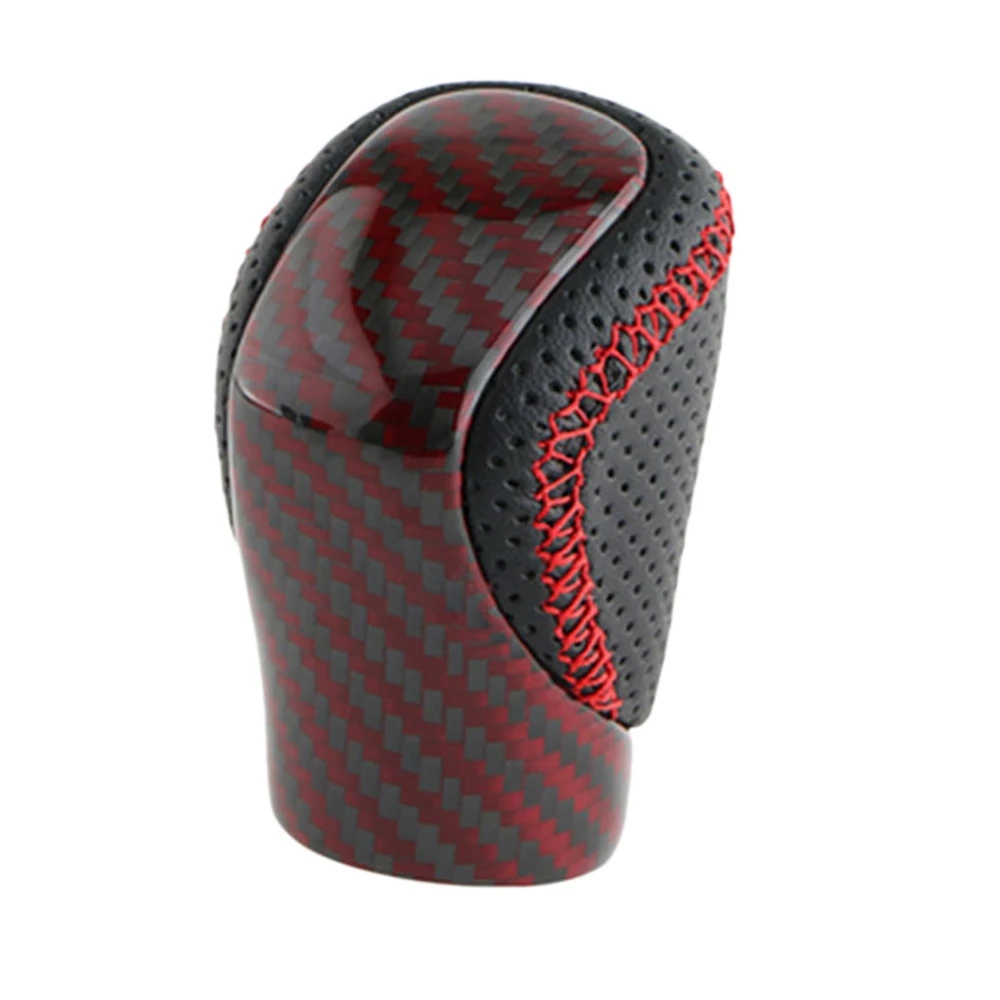 Car Carbon Fiber Red Gear Shift Knob PU Leather Gear Ball Head Stick Shift Lever Knob for Lexus ES IS RX NX RC
Car Carbon Fiber Red Gear Shift Knob PU Leather Gear Ball Head Stick Shift Lever Knob for Lexus ES IS RX NX RC