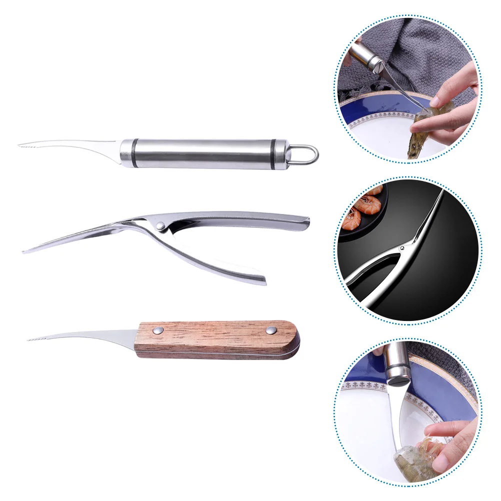 Shrimp Prawn Peeler Tools Tool Deveiner Seafood Peeling Cleaning Cleaner Shell Line Peelers Opener Deveining
Shrimp Prawn Peeler Tools Tool Deveiner Seafood Peeling Cleaning Cleaner Shell Line Peelers Opener Deveining