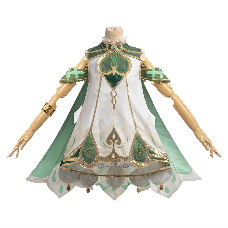 Genshin Impact Nahida Cosplay Costume Kids Women Lesser Lord Kusanali Full Set Maid Dress Shoes Styled Wig Ears Role Play Outfit
Genshin Impact Nahida Cosplay Costume Kids Women Lesser Lord Kusanali Full Set Maid Dress Shoes Styled Wig Ears Role Play Outfit