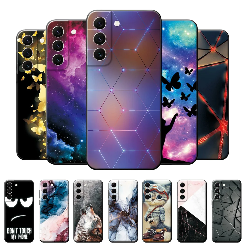 Чехол для Samsung Galaxy S22, чехол 6,1 дюйма, красивая Силиконовая накладка на заднюю панель для Samsung S22 Plus, бампер на Galaxy S22 + 55 см 
Чехол для Samsung Galaxy S22, чехол 6,1 дюйма, красивая Силиконовая накладка на заднюю панель для Samsung S22 Plus, бампер на Galaxy S22 + 55 см
