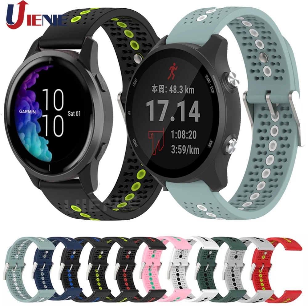 Силиконовый ремешок для наручных часов 20 мм для Garmin Forerunner 245 м 245/645/Vivoactive 3/CAME SQ, ремешок для часов, спортивный браслет, браслет
Силиконовый ремешок для наручных часов 20 мм для Garmin Forerunner 245 м 245/645/Vivoactive 3/CAME SQ, ремешок для часов, спортивный браслет, браслет