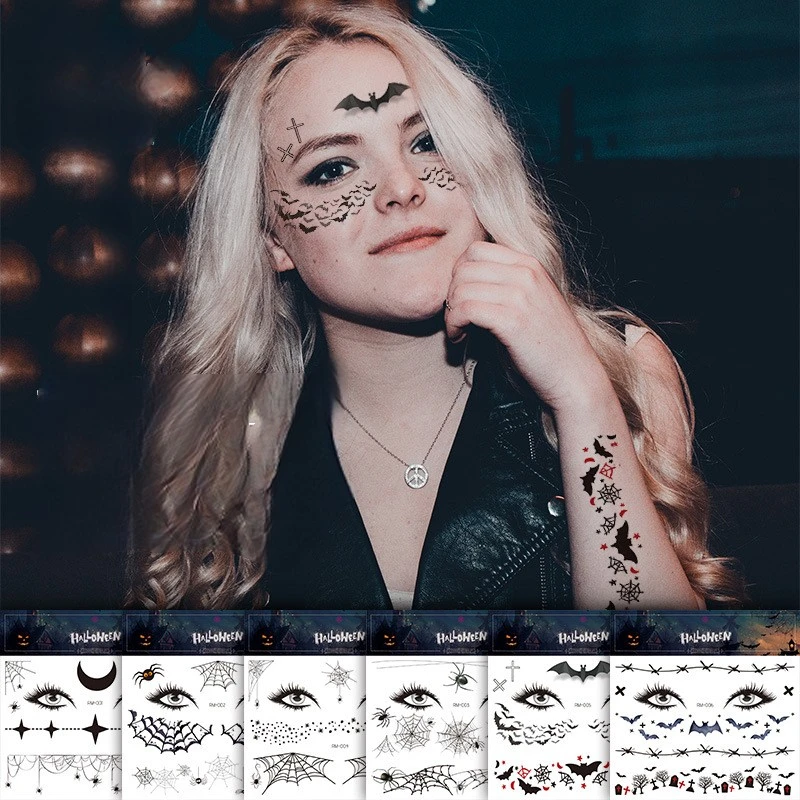 Размер: 158x158 мм, новая водонепроницаемая мультяшная тату на Хэллоуин, забавная тату паука, паутина, Хэллоуин, лицо, временная татуировка, наклейка
Размер: 158x158 мм, новая водонепроницаемая мультяшная тату на Хэллоуин, забавная тату паука, паутина, Хэллоуин, лицо, временная татуировка, наклейка