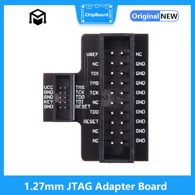 Стандартная плата адаптера JTAG 1,27 мм, интерфейс JTAG 2,54 мм, от 20 контактов до 1,27 мм, 10 контактов, поддержка JLINK/SWD
Стандартная плата адаптера JTAG 1,27 мм, интерфейс JTAG 2,54 мм, от 20 контактов до 1,27 мм, 10 контактов, поддержка JLINK/SWD