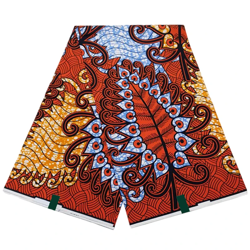 Настоящий воск, ткань с оригинальными принтами, голландский батик, 100% хлопок, Африканское платье для шитья, ткань из Анкары TN1025