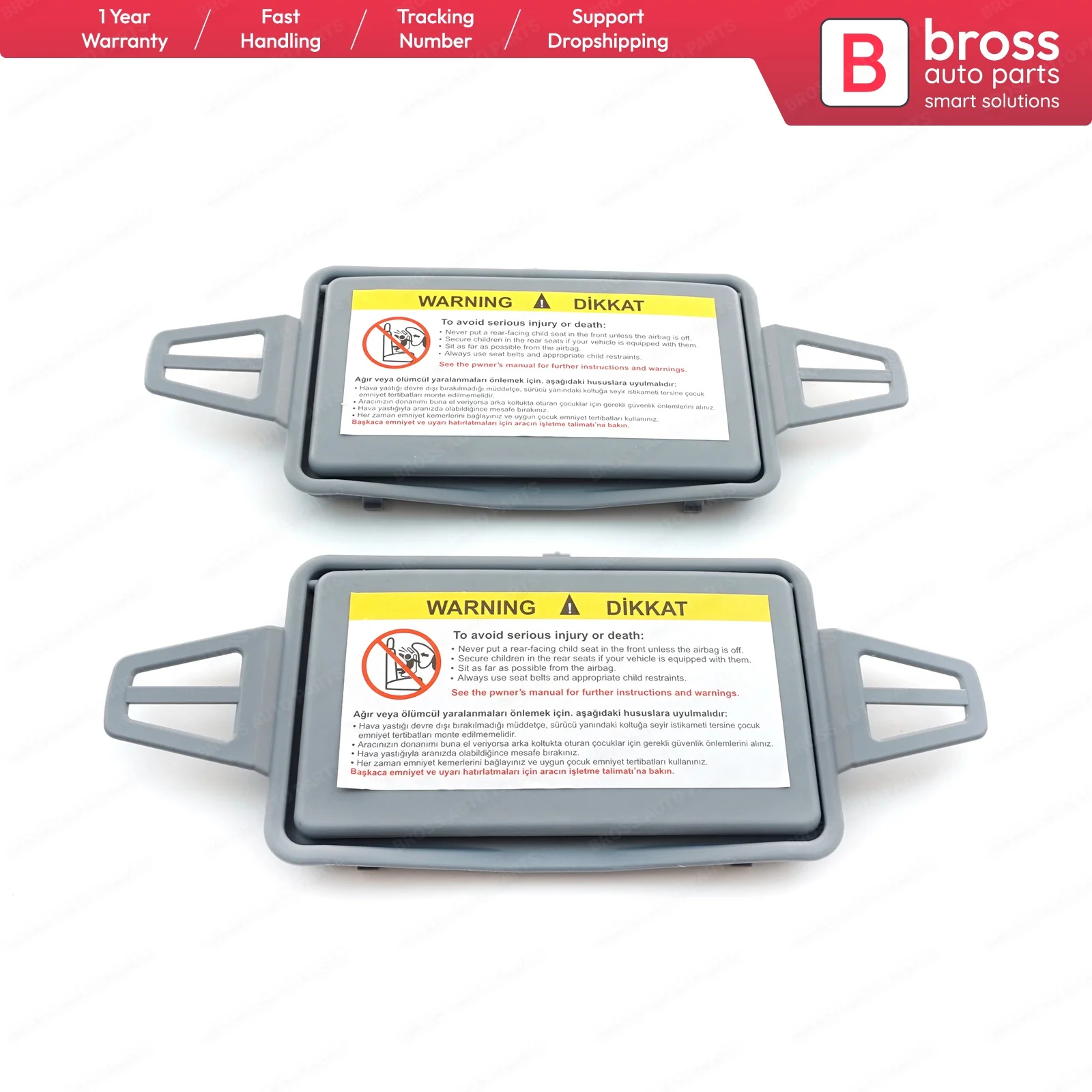 Bross BDP182 2 Pieces Sun Shade Visor Makeup Cosmetic Mirror Cover GRAY 2108102510 For Mercedes W211 Left And Right
Bross BDP182 2 Pieces Sun Shade Visor Makeup Cosmetic Mirror Cover GRAY 2108102510 For Mercedes W211 Left And Right