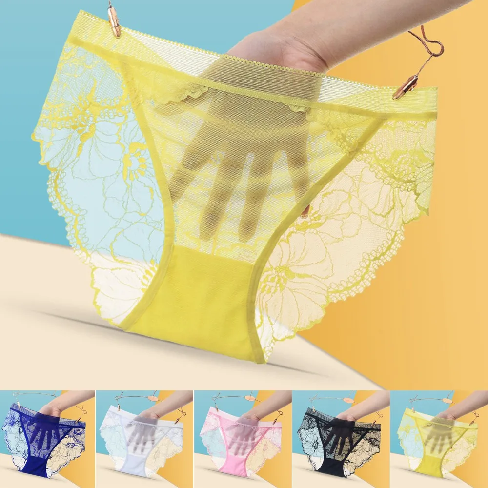 Women Lace Ultra Thin Transparent Underpants New Sexy Skin Care Transparent Breathable Briefs Underwear Panties
Women Lace Ultra Thin Transparent Underpants New Sexy Skin Care Transparent Breathable Briefs Underwear Panties