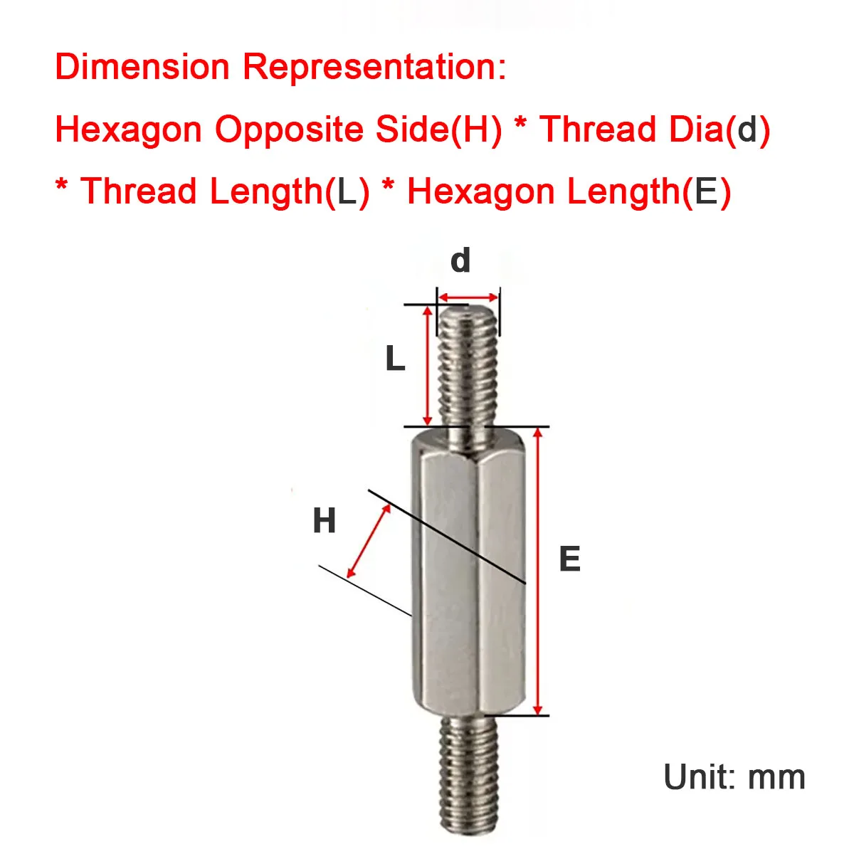Carbon Steel Hexagonal Double Head Screw Connection Rod Extension Support / Isolation Column M3M4
Carbon Steel Hexagonal Double Head Screw Connection Rod Extension Support / Isolation Column M3M4