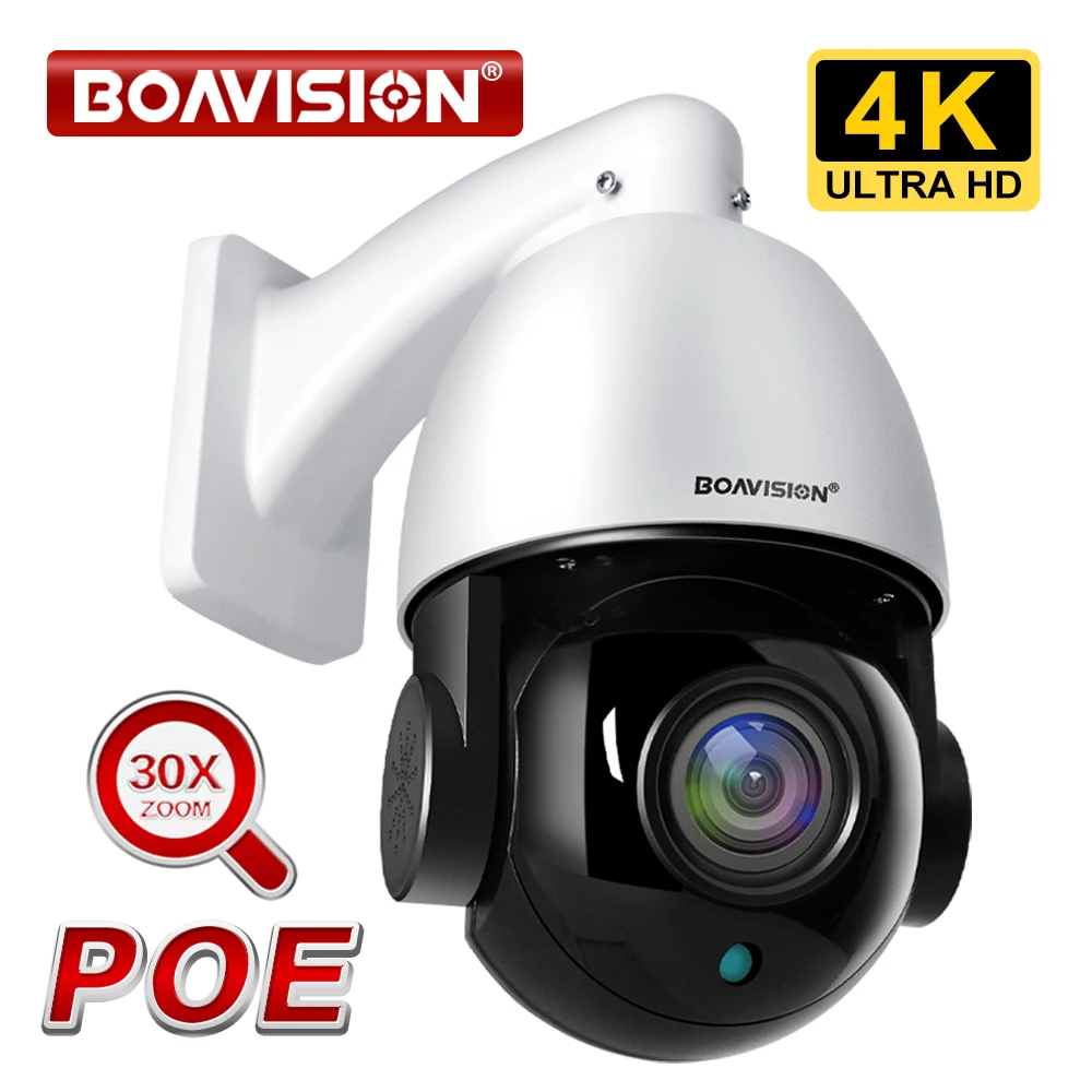 30X Zoom IP Camera 4K 8MP/5MP Outdoor PTZ POE 20X Zoom H.265 Dome Speed Night Vision IR 80M CCTV Camera Hikvision Protocol
30X Zoom IP Camera 4K 8MP/5MP Outdoor PTZ POE 20X Zoom H.265 Dome Speed Night Vision IR 80M CCTV Camera Hikvision Protocol
