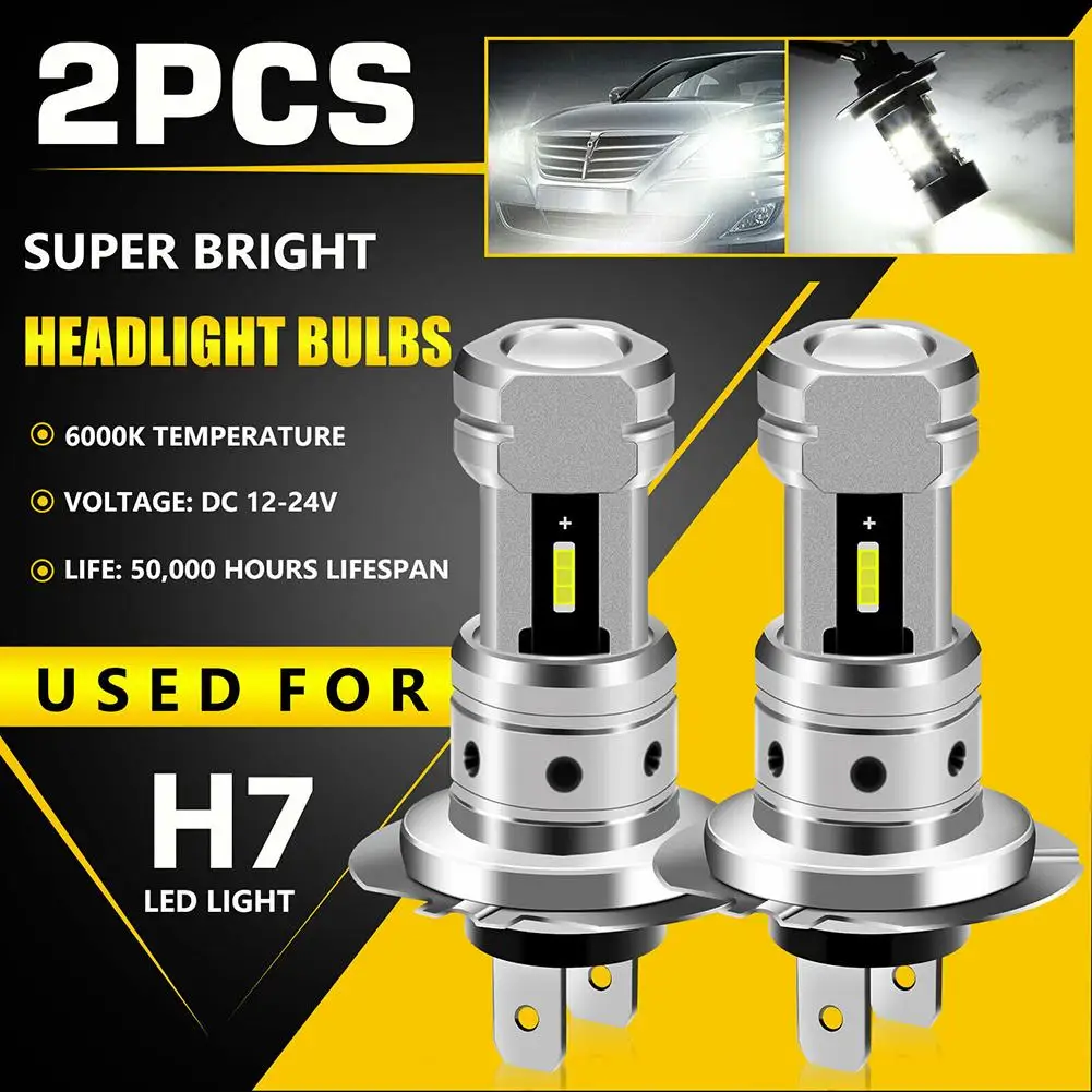 2 Pcs H7 Led Car Headlight Conversion Kit High And Low Beam Conversion Kit Fog DRL Bulb Ultra White 6000k Car Headlamp Parts
2 Pcs H7 Led Car Headlight Conversion Kit High And Low Beam Conversion Kit Fog DRL Bulb Ultra White 6000k Car Headlamp Parts