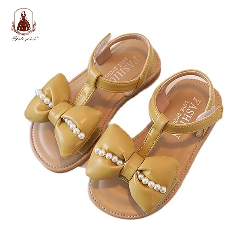 Yoliyolei Bowknot Children Girls Sandals Summer 2022 Girls Princess Baby Kids Shoes Yellow Green Anti Skid Beach Shoes for 1-6Y
Yoliyolei Bowknot Children Girls Sandals Summer 2022 Girls Princess Baby Kids Shoes Yellow Green Anti Skid Beach Shoes for 1-6Y