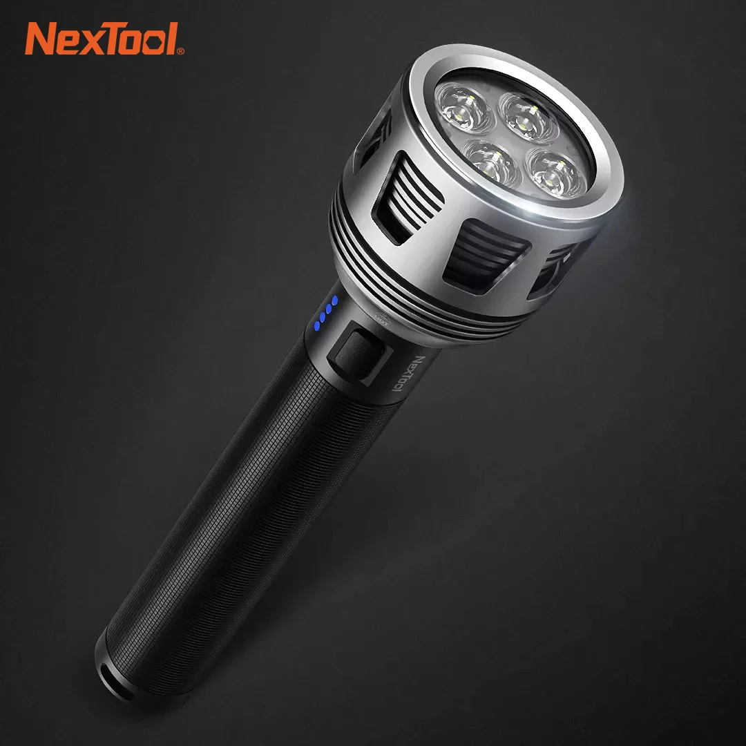 Nextool Flashlight 3600lm 450m IPX7 Waterproof 10000mAh USB Rechargeable Seaching Torch LED Emergency Light for Outdoor Camping
Nextool Flashlight 3600lm 450m IPX7 Waterproof 10000mAh USB Rechargeable Seaching Torch LED Emergency Light for Outdoor Camping