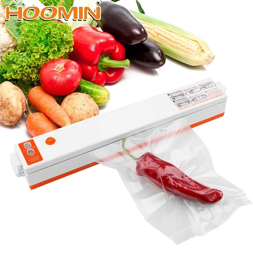 HOOMIN Household Food Vacuum Sealer EU Plug/ US Plug Vacuum Packaging Machine Film Sealer Portable
HOOMIN Household Food Vacuum Sealer EU Plug/ US Plug Vacuum Packaging Machine Film Sealer Portable