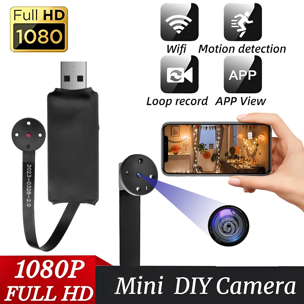 HD 1080P Mini Camera Motion Detection WiFi IP Camera Wireless DIY Module Small Camcorder Video Recorder Support Remote View
HD 1080P Mini Camera Motion Detection WiFi IP Camera Wireless DIY Module Small Camcorder Video Recorder Support Remote View