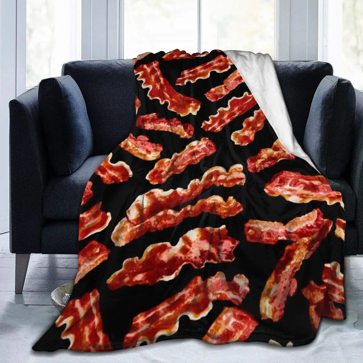 Bacon Blanket Warm Soft Micro Couch Sofa Bed Throw Blanket for Women Men Gifts,Personalized Funny Food Flannel Throw Blankets
Bacon Blanket Warm Soft Micro Couch Sofa Bed Throw Blanket for Women Men Gifts,Personalized Funny Food Flannel Throw Blankets