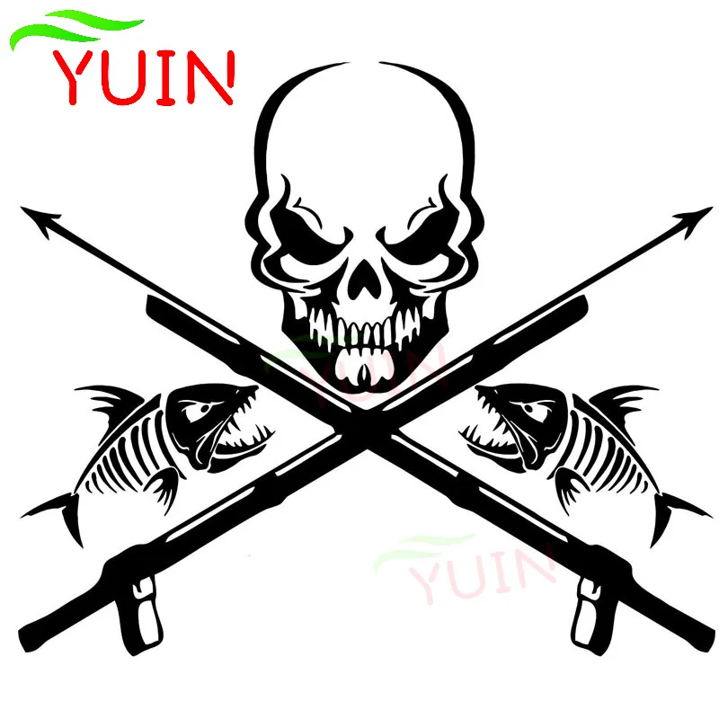 Fish Reaper Skeleton Skeleton Speargun Car Sticker Cars Accessories Personalized Windshield Bumper Decoration Waterproof Decal
Fish Reaper Skeleton Skeleton Speargun Car Sticker Cars Accessories Personalized Windshield Bumper Decoration Waterproof Decal