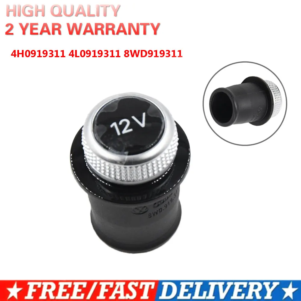 For Audi A3 A4 A5 A6L Q3 Q5 RS7 4H0919311 4L0919311 12V Car Cigarette Lighter Cover Chrome Plated Cigarette Lighter Plug
For Audi A3 A4 A5 A6L Q3 Q5 RS7 4H0919311 4L0919311 12V Car Cigarette Lighter Cover Chrome Plated Cigarette Lighter Plug
