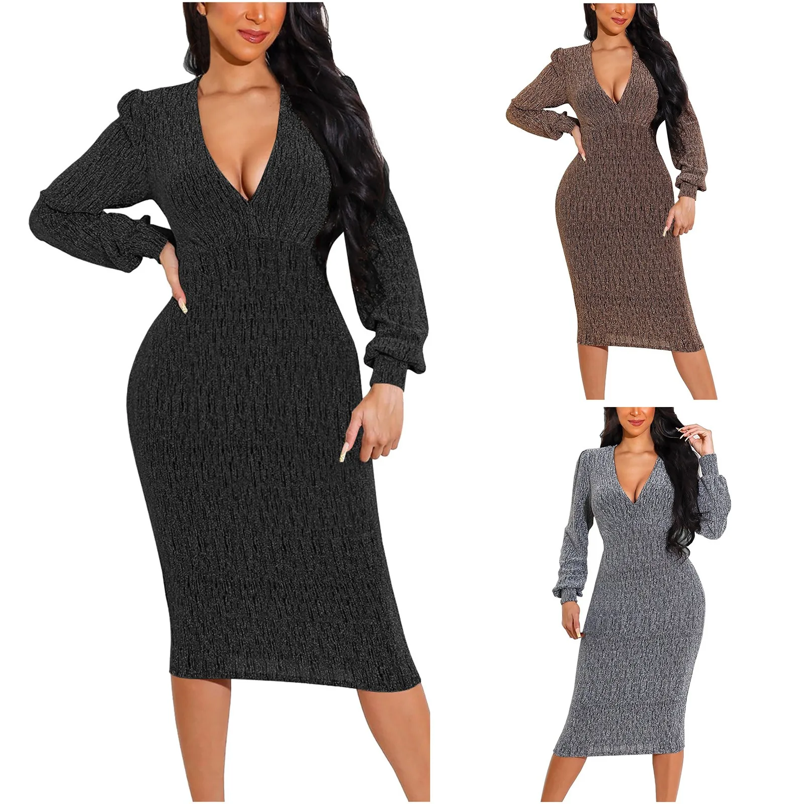 Women's Round Neck Dress Solid High Waist Stitching Asymmetric Slim Dress Long Sleeves Sexy Slim Dress J Tunic Dress
Women's Round Neck Dress Solid High Waist Stitching Asymmetric Slim Dress Long Sleeves Sexy Slim Dress J Tunic Dress