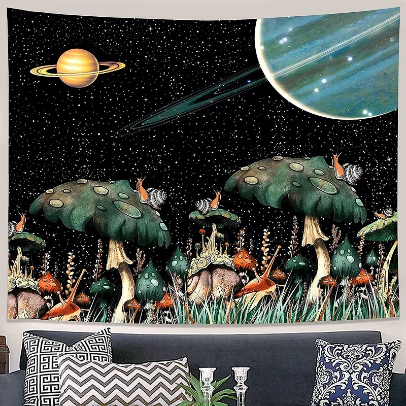 Landscape Mushroom Tapestry Cactus Sea Galaxia Weed Decorations 3d Wall Hanging Fabrics Mural Carpet Covering Live Room Decor
Landscape Mushroom Tapestry Cactus Sea Galaxia Weed Decorations 3d Wall Hanging Fabrics Mural Carpet Covering Live Room Decor