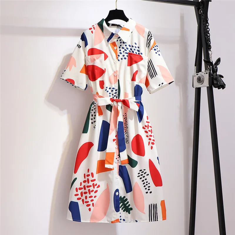 ENNIKE-300 Catties Oversized Women's Clothing 2022 Summer New Slim Shirt Printing Japanese and Korean Women's Chiffon Dress
ENNIKE-300 Catties Oversized Women's Clothing 2022 Summer New Slim Shirt Printing Japanese and Korean Women's Chiffon Dress