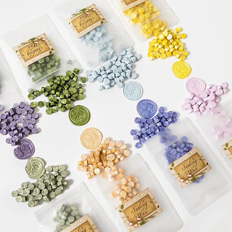 100pcs Retro Octagonal Sealing Wax Pellets DIY Gift Box Wedding Birthday Party Invitation Envelope Sealing Wax Pellets 35g Bag
100pcs Retro Octagonal Sealing Wax Pellets DIY Gift Box Wedding Birthday Party Invitation Envelope Sealing Wax Pellets 35g Bag