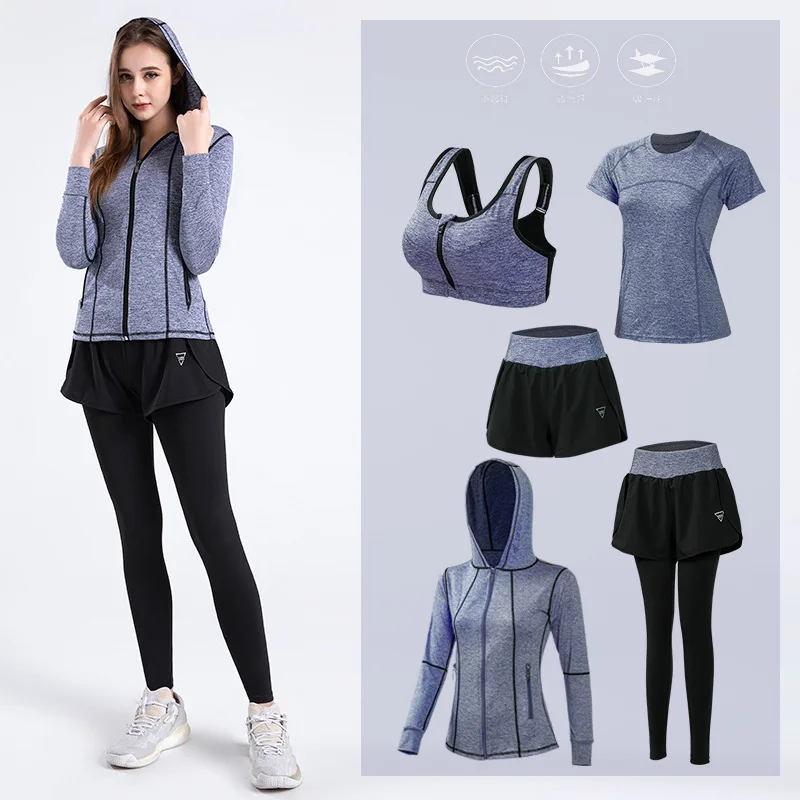 Yoga suit women's sports long-sleeved five-piece suit gym running exercise sportswear quick-drying short-sleeved fitness running
Yoga suit women's sports long-sleeved five-piece suit gym running exercise sportswear quick-drying short-sleeved fitness running