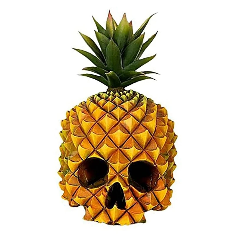 Resin Pineapple Skull Statue Halloween Decorations Sculptures Gothic Skull Skeleton Head Statue Ornaments Desktop Decor
Resin Pineapple Skull Statue Halloween Decorations Sculptures Gothic Skull Skeleton Head Statue Ornaments Desktop Decor