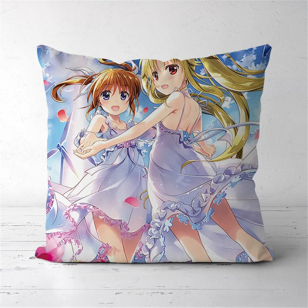 Mahou Shoujo Lyrical Nanoha Fate Testarossa Takamachi Nanoha Anime Two Sided Pillow Cushion Case Cover 291
Mahou Shoujo Lyrical Nanoha Fate Testarossa Takamachi Nanoha Anime Two Sided Pillow Cushion Case Cover 291