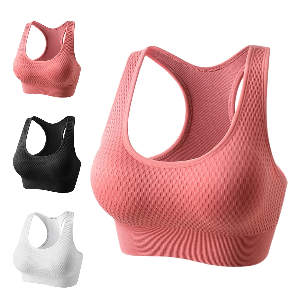 Women Sports Bra Seamless Push Up Yoga Fitness Exercise Bra Wire Free Racerback Running Workout Underwear Breathable Activewear
Women Sports Bra Seamless Push Up Yoga Fitness Exercise Bra Wire Free Racerback Running Workout Underwear Breathable Activewear