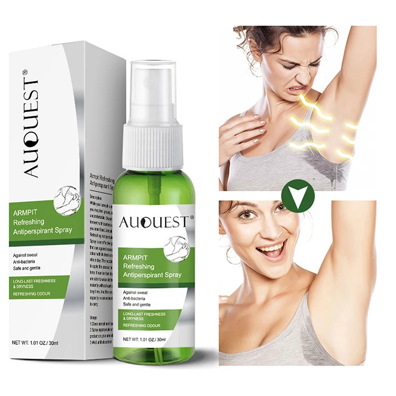 Armpit Antiperspirant Spray Refreshing Deodorant Underarm Remover Armpit Odour Sweat Protection Body Perfume Spray
Armpit Antiperspirant Spray Refreshing Deodorant Underarm Remover Armpit Odour Sweat Protection Body Perfume Spray
