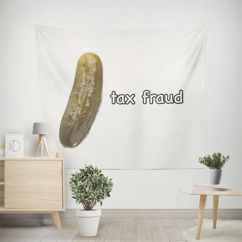 Aertemisi Tax Fraud Pickle Funny Meme Tapestry Wall Hanging Art for Bedroom Living Room Decor College Dorm
Aertemisi Tax Fraud Pickle Funny Meme Tapestry Wall Hanging Art for Bedroom Living Room Decor College Dorm