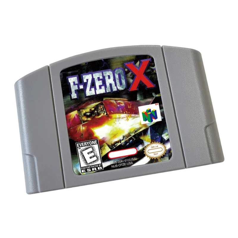F-Zero-XFor N64 Игровая карта Консоль версии для США 64-битный картридж видеоигр и ЕС