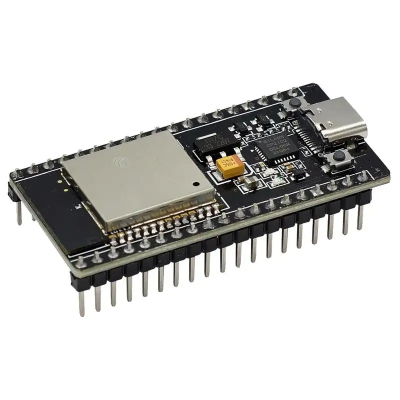 Макетная плата ESP32, плата Wi-Fi ESP32 2,4 ГГц, двухъядерный микроконтроллер Wi-Fi, ультра-низкое энергопотребление, встроенный с STA
Макетная плата ESP32, плата Wi-Fi ESP32 2,4 ГГц, двухъядерный микроконтроллер Wi-Fi, ультра-низкое энергопотребление, встроенный с STA