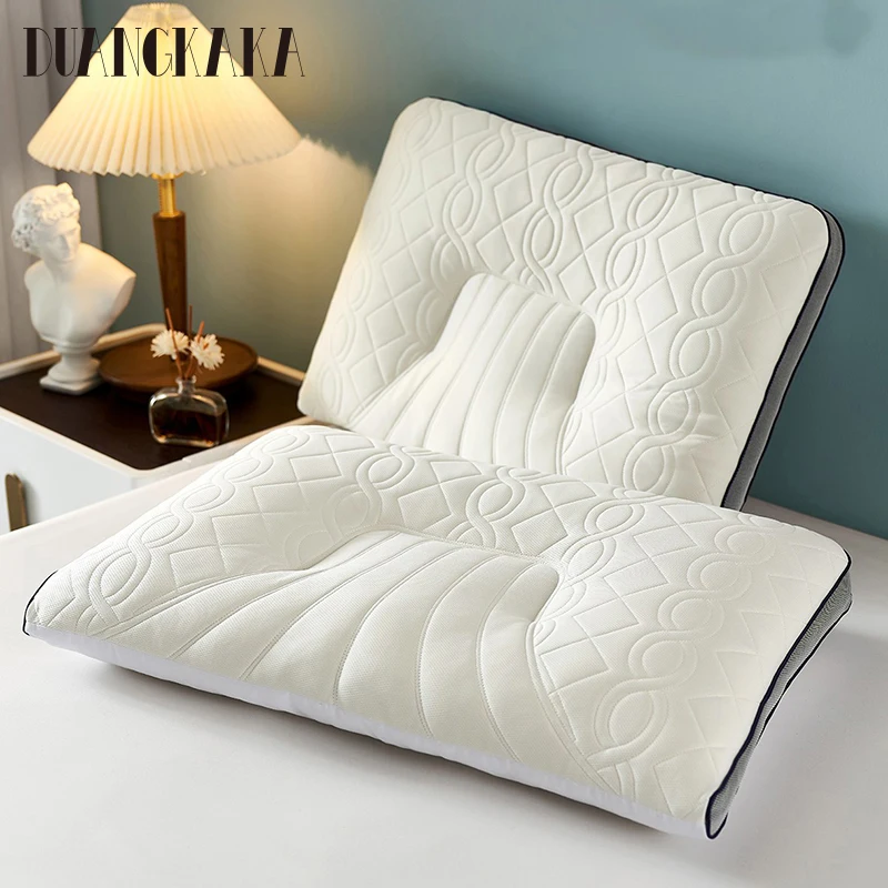Duangkaka 100% Cotton with Latex Pillow , Knitted Quilting Super Cozy for Sleeping, Good for Side and Back Sleeper (1 Piece)
Duangkaka 100% Cotton with Latex Pillow , Knitted Quilting Super Cozy for Sleeping, Good for Side and Back Sleeper (1 Piece)
