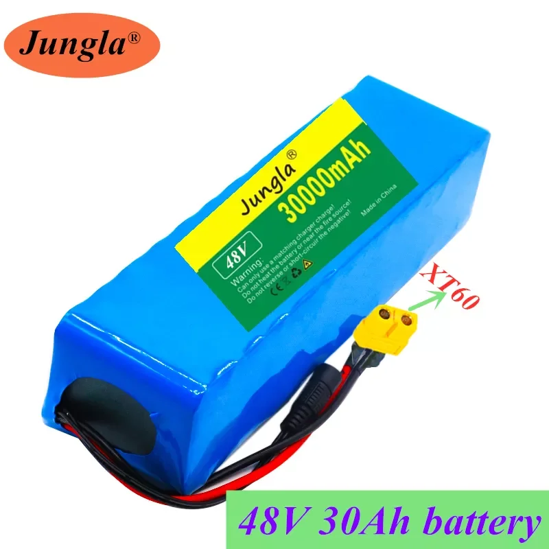 

NEW2023 2022 48V 30ah 1000W 13s3p 18650 battery pack 54.6V electric bicycle battery scooter with 25A discharge BMS