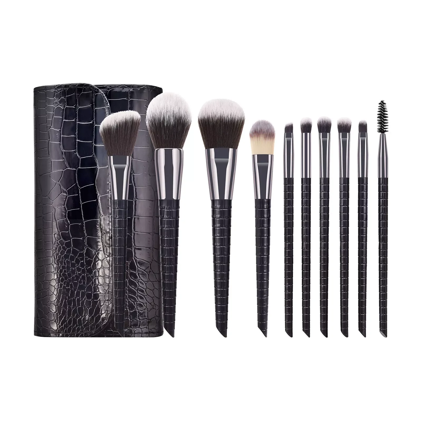 NEW2023 Premium Face Set Skin Synthetic Makeup Modeling Foundation Cream Brush Powder Concealer Eyeshadow 10 Pcs
NEW2023 Premium Face Set Skin Synthetic Makeup Modeling Foundation Cream Brush Powder Concealer Eyeshadow 10 Pcs