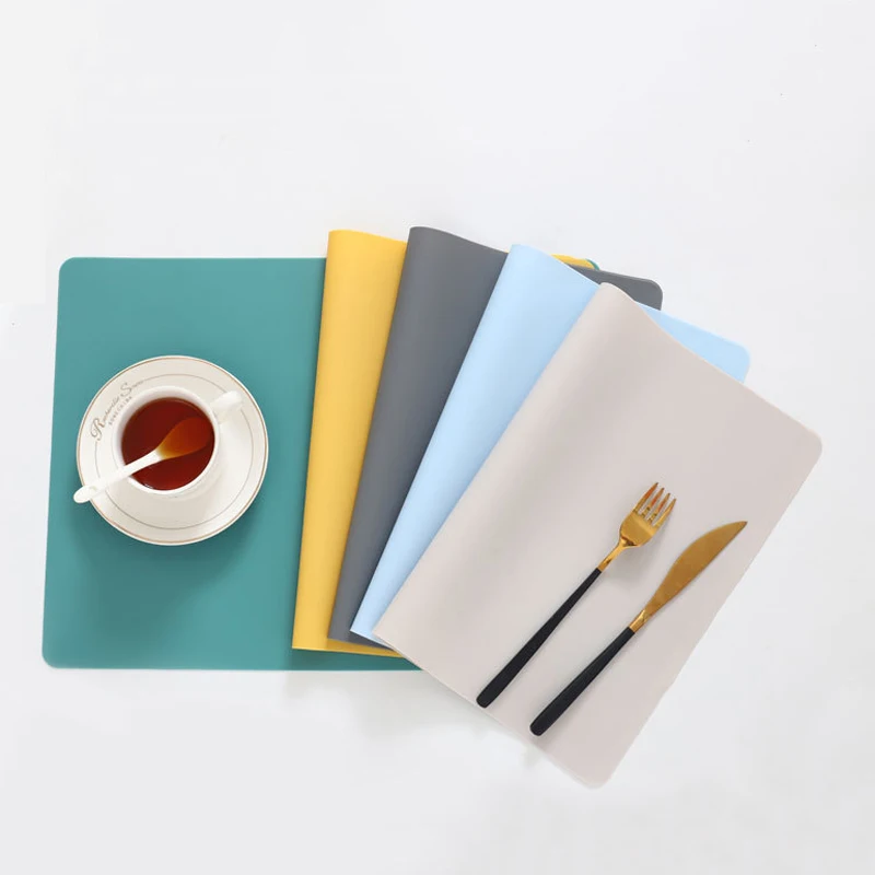 Placemat Silicone Heat Insulation Mat Coffee Mug Cup Coaster Pure Color Round Shape for Table Tableware 40*30cm
Placemat Silicone Heat Insulation Mat Coffee Mug Cup Coaster Pure Color Round Shape for Table Tableware 40*30cm