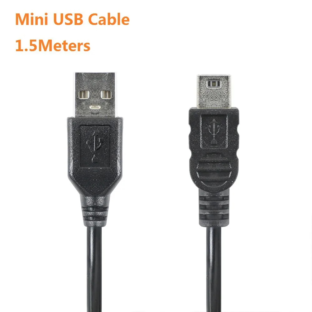 1.5m USB A Male To B 5 Pin Data Sync Charger Cable USB To USB Interface Extension Cable Driving Recorder Charger Mp3
1.5m USB A Male To B 5 Pin Data Sync Charger Cable USB To USB Interface Extension Cable Driving Recorder Charger Mp3