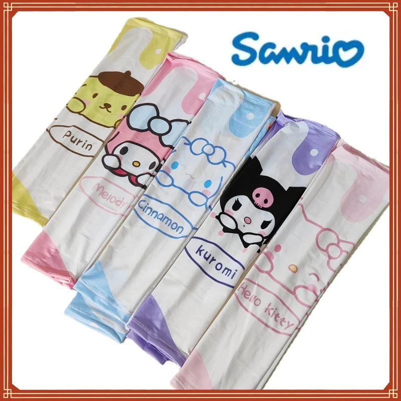 Kawaii Sanrios Kuromi My Melody Cinnamonroll мужские женские накидки на руку летние дышащие быстросохнущие анти-УФ шелковые перчатки
Kawaii Sanrios Kuromi My Melody Cinnamonroll мужские женские накидки на руку летние дышащие быстросохнущие анти-УФ шелковые перчатки