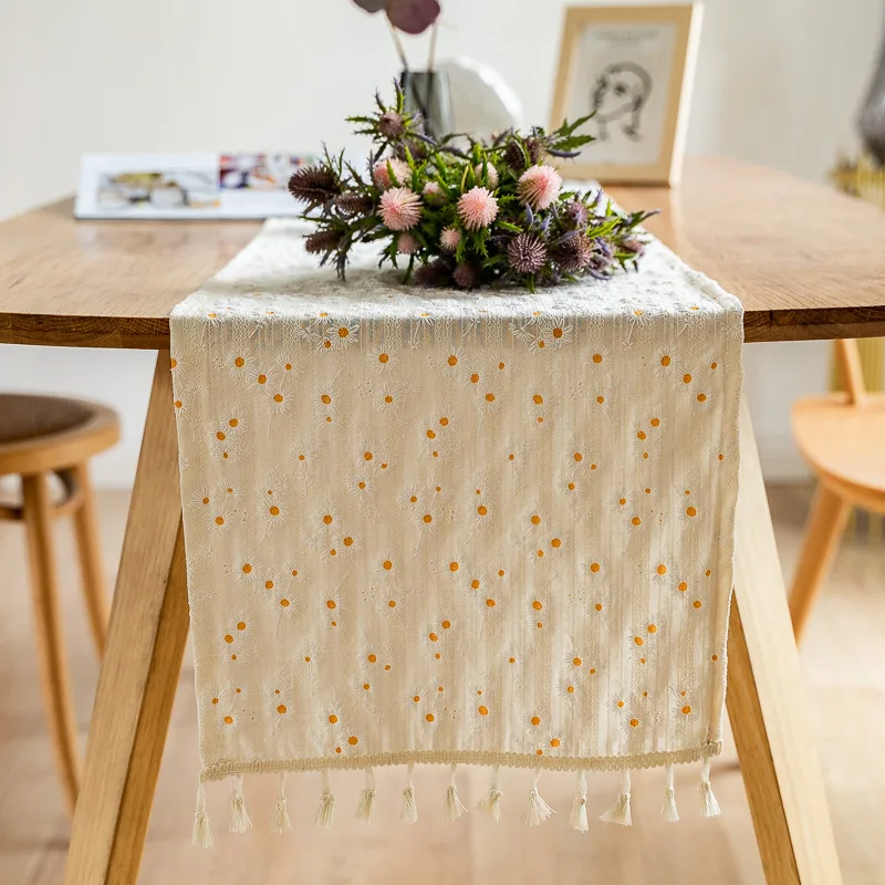 Tassels Table Runner Event Party Supplies Fabric Flower Decorations for Holiday Wedding Birthday Christmas Cloth Decor
Tassels Table Runner Event Party Supplies Fabric Flower Decorations for Holiday Wedding Birthday Christmas Cloth Decor