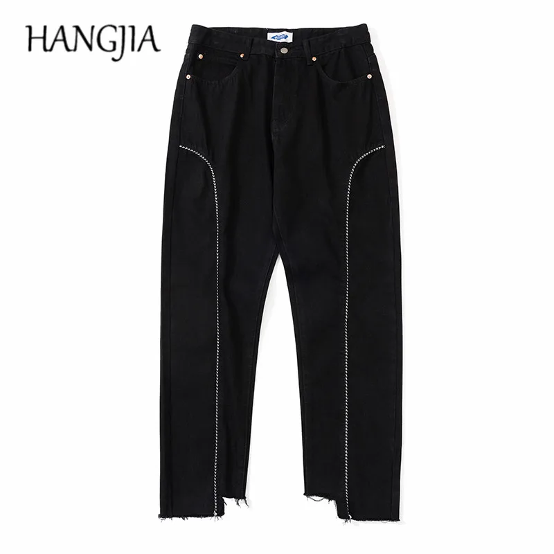 2022 Streetwear Black Wide-leg Jean Trousers Fashionable Irregular Raw Edge Wide Jeans for Men Women Loose Casual Overalls
2022 Streetwear Black Wide-leg Jean Trousers Fashionable Irregular Raw Edge Wide Jeans for Men Women Loose Casual Overalls