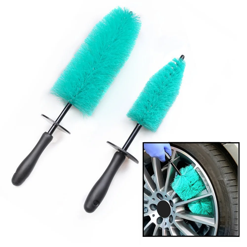 Rubber Handle Cleaning Tools Super Soft Hair Never Scratch Car Wheels Tire Rims Chrome Spokes Detailing Brush
Rubber Handle Cleaning Tools Super Soft Hair Never Scratch Car Wheels Tire Rims Chrome Spokes Detailing Brush