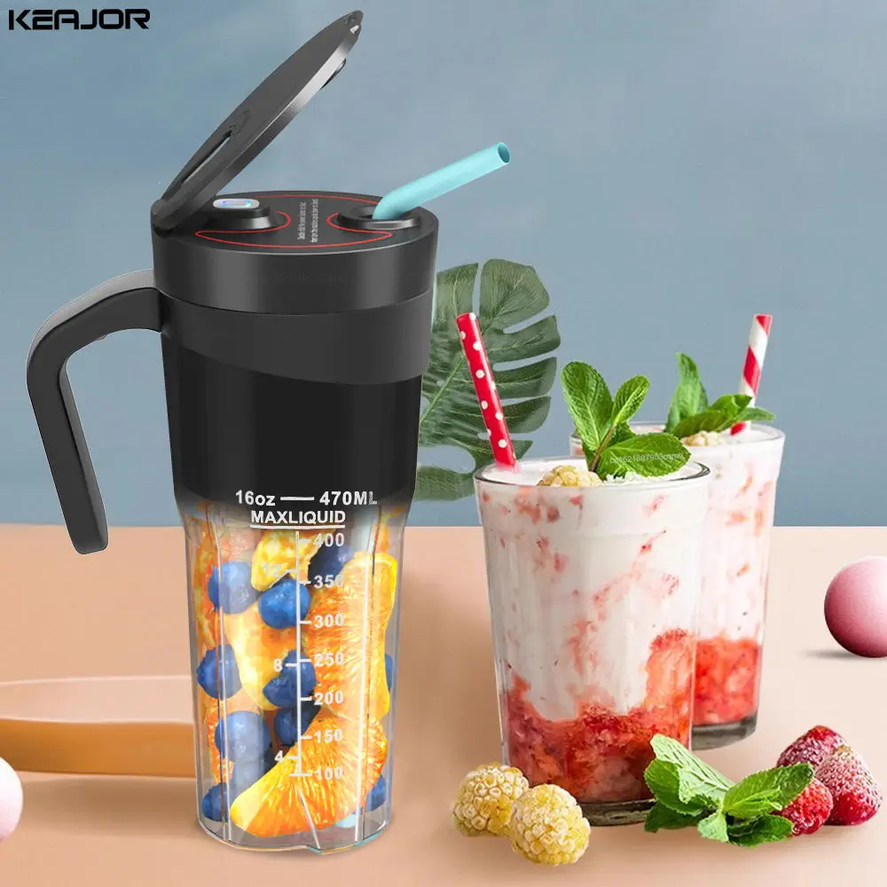 Rechargeable Portable Blender Smoothies Fresh Juice Blender Electric Portable Blender For Smoothies Fruits Mini Juicer Mixer
Rechargeable Portable Blender Smoothies Fresh Juice Blender Electric Portable Blender For Smoothies Fruits Mini Juicer Mixer